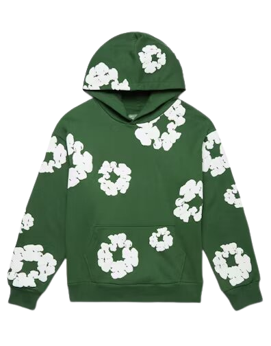 Denim Tears Cotton Wreath Hoodie (Green)